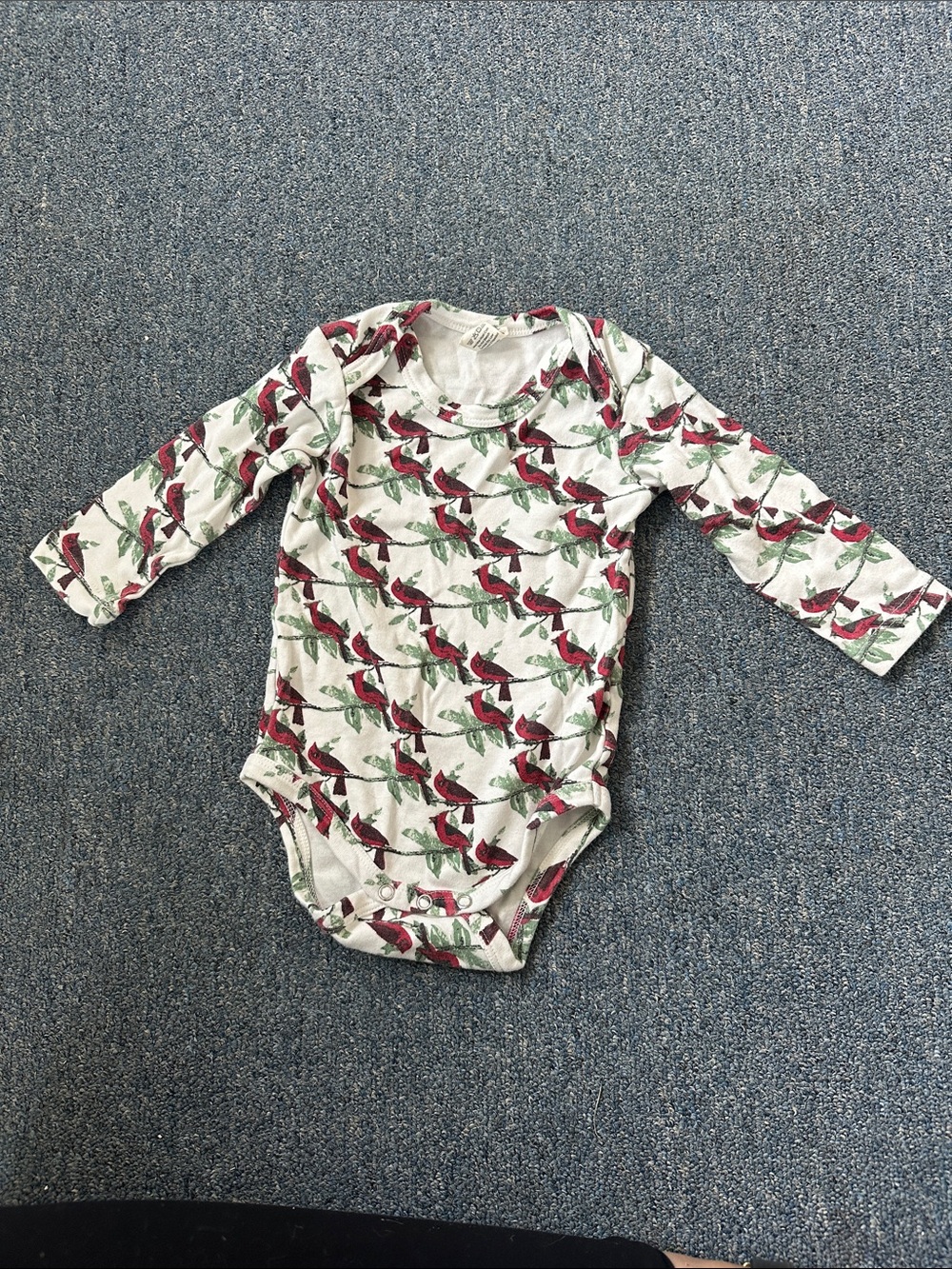 Kate Quinn Cardinal Onesie 12-18 Months Long Sleeve